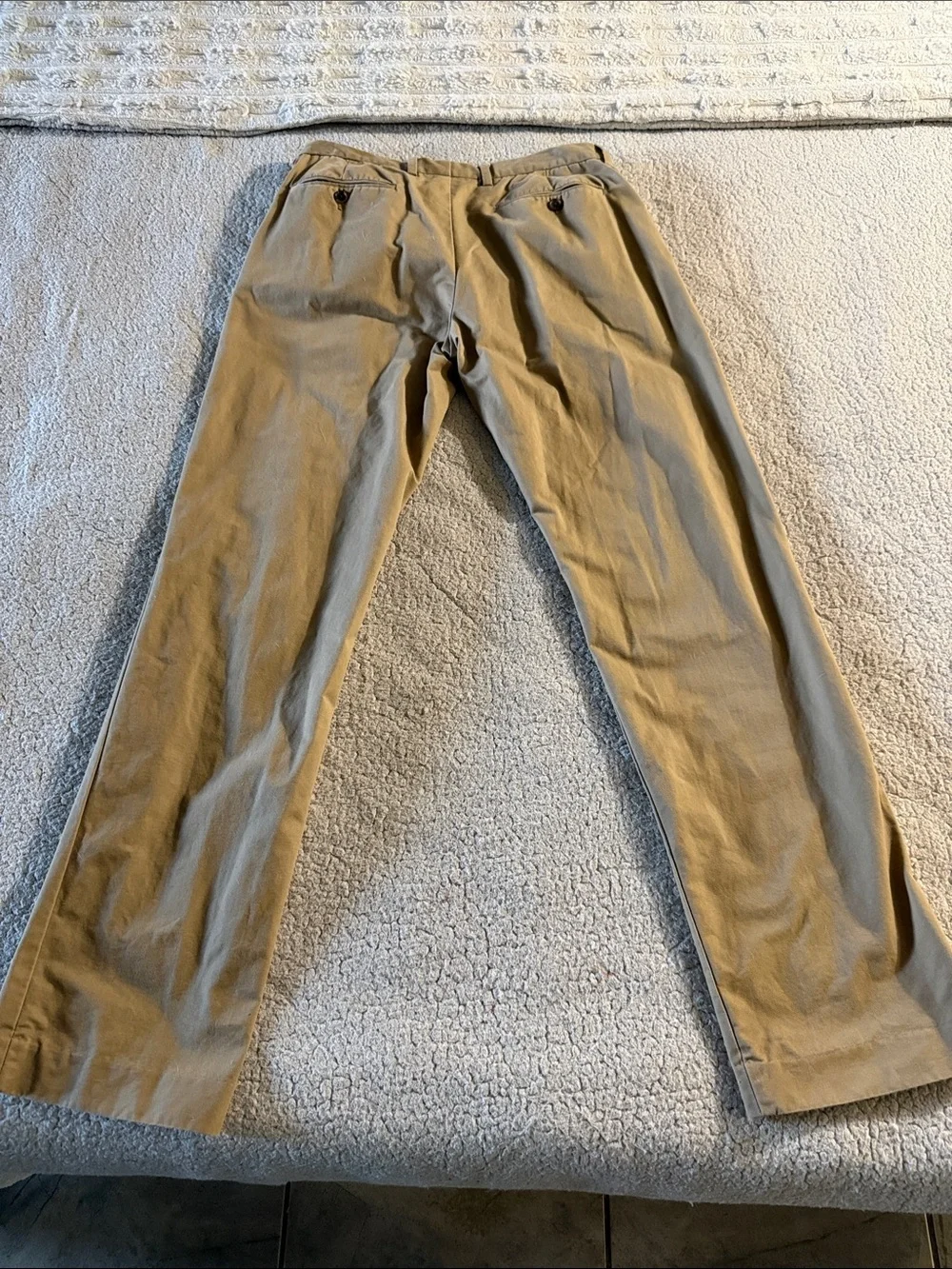 J. Crew Men's 100% Cotton Tan Chino Pants 32x34